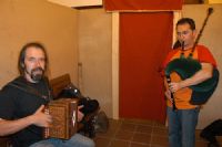 FOTOJulin y Silverio en el camerino.