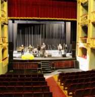  - Probando sonido en el Teatro Principal de Burgos