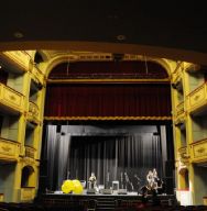  - Probando sonido en el Teatro Principal de Burgos